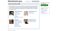 Desktop Screenshot of guide.diamondpriceguru.com